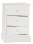 Ashvale 3 Drawer Bedside Cabinet