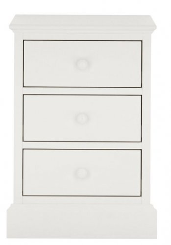 Ashvale 3 Drawer Bedside Cabinet