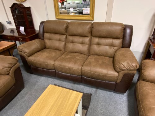 Bolero Manual 3 Seater Recliner