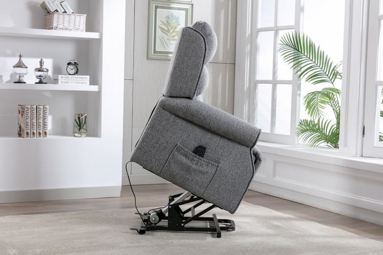 Allerdale Dual Motor Riser Recline Chair - Nickel Grey